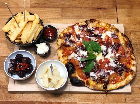 Pizza and Waffle